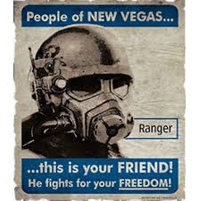 This Man Is Your Friend He Fights For Freedom He Fights For Your Freedom Ncr Posters By Aperson22 Redbubble Fallout New Vegas Ncr Ranger Fallout
