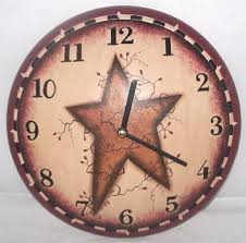 Check spelling or type a new query. Primitive Star Country Wall Clock By Audreys Http Www Amazon Com Dp B00579rrog Ref Cm Sw R Pi Dp G Primitive Decorating Country House Decor Primitive Star