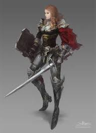 Guardian Knight Female Knight Character Art Fantasy Art Women