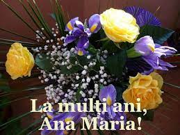 Cu virgulă înainte de maria, care e cuvântul în vocativ. Baghi La MulÅ£i Ani Ana Maria Maria Ana Ani