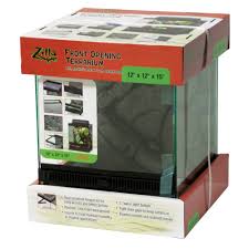 Zilla Front Opening Terrarium 12 L X 12 W X 15 H Petco Terrarium Reptiles And Amphibians Wild Bird Food