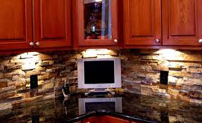 When brainstorming backsplash ideas, think beyond color. Natural Stacked Stone Backsplash Tiles For Kitchens And Bathrooms