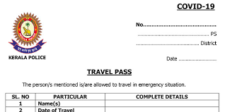 Posted may 9, 2020 may 31, 2020 sonali rawat 15 comments posted in current affairs. Covid 19 New Travel Pass Form For Travelling In Kerala Indian Rays