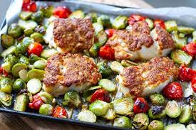I would recommend if you cut the recipe in half do not cut the sauce in half as well. Baked Cod Fillets With Brussels Sprouts Irena Macri