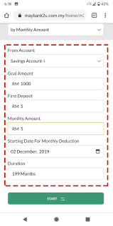 Creating goals savings incurs no service fee and is a free feature for all maybank2u customers to enjoy. Cara Buat Goal Maybank2u Mudah Untuk Menabung Setiap Bulan