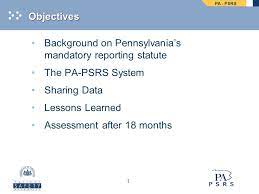 Pa Psrs Pennsylvania Patient Safety Reporting System Alan B K Rabinowitz Administrator Patient Safety Authority 2006 National Health Policy Conference Ppt Download