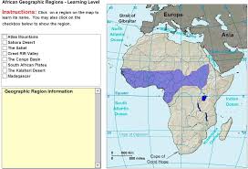 Maps of africa and information on african countries, capitals, geography, history, culture, and more. Interactive Map Of Africa Geographic Regions Of Africa Tutorial Sheppard Software Interactive Maps