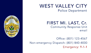 My department provides personalized business card for officers. Police Business Cards Business Card Tips