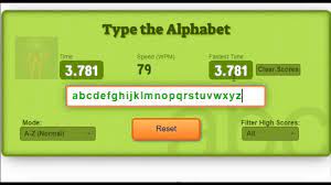 You can start the test by pressing 'a' and then pressing the buttons of all of the alphabets. Type The Alphabet Game New Record 2021 Typing English Alphabets Without Spaces Youtube