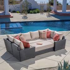 Endura 6 Piece Modular Seating Set Patio Seating Sets Deep Seating Patio Seating