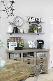 From the light wave collection by minka aire fans.(umrp) Modern Farmhouse Inspired Coffee Bar Station The Crafted Sparrow