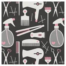 Chic Retro Pink White Black Hair Salon Tools Fabric Hair Stylist Hair Salon Barbershop Fabric In 2020 Hair Salon Tools Black Hair Salons Retro Pink