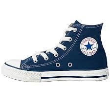 Black And Blue Converse Converse Children S Chuck Taylor All Star Core Hi Top Trainers Black Converse Boots Chuck Taylors Converse