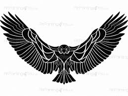 Wall Stickers Eagle Silhouette Vdtr1020en In definition, a silhouette is the image of a person, animal, object, or scene represented as a solid shape of a single color with its edges matching the outline of the subject, a featureless interior and presented on a light background. wall stickers eagle silhouette