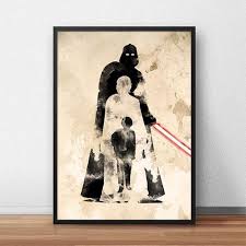 Star Wars Anakin Skywalker Becomes Darth Vader Watercolor Minimalist Movie Poster Darth Vader Art Print Darth Vader Art Vintage Posters Star Wars Anakin