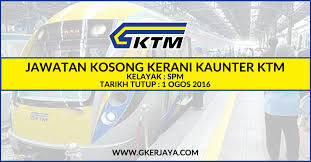 Jawatan Kosong Kerani Kaunter Ktm Terkini Mohon Sekarang Ktm Job Need A Job