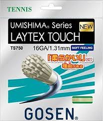Amazon | ゴーセン(GOSEN) テニス ストリングス レイテックスタッチ 16 ナチュラル TS750 | ゴーセン(GOSEN) |  ストリング・ガット