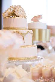 Peach And Gold Wedding Details Wedding Cake Peach Gold Wedding Cake Peach Wedding