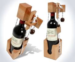 19% off wooden red wine holder rack 6 bottle wine rack mount kitchen glass bottle drinks holder storage organizer holders 2 reviews cod. Pin On Dude I Want That June 2012