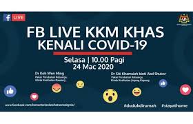 Check spelling or type a new query. Health Ministry Launches Fb Live Sessions On Covid 19 The Star