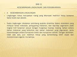 Jumlah barang pada keadaan itu. Keseimbangan Lingkungan Dan Perubahannya Ppt Download