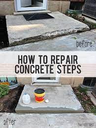 How To Fix Chipped Concrete Steps Diy Home Repair Repairing Concrete Steps Diy Home Improvement