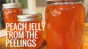 Carefully peal each pear (remembering to place skins into a bowl) then, cut in half. Homemade Peach Jelly From The Peelings Youtube