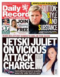 A shallow man falls in love with a 300 pound woman because of her \. Daily Record 2021 04 03