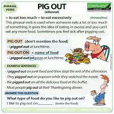 There's also the 3d type: Pig Out Meaning And Examples Woodward English