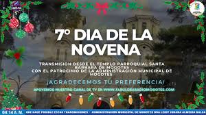 😇#EucaristiadeAguinaldos hoy en el Septimo día desde el templo parroquial  Santa Barbara de Mogotes.