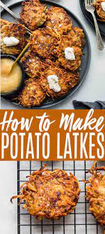 Classic Potato Latkes Recipe Potato Latkes Potato Latke Recipe Latkes Recipes