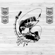 Download Bass Fishing Svg File Bass Angling Svg Lake Fish Svg Etsy Fishing Svg Svg Fish Clipart