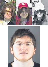 Wig-wearing 'Joe Dirt' bank robber pleads guilty