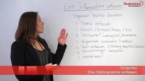 25 minuten ergänzen sie im folgenden text die fehlenden informationen. Eine Stellungnahme Schreiben Deutsch Klasse 8