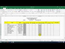 Check spelling or type a new query. Cara Membuat Daftar Hadir Karyawan Di Perusahaan Youtube