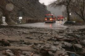 Big Tujunga Canyon Road washed out
