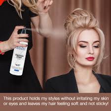 Hair Finishing Spray Soft Hold Vegan Hair Spray For Sensitive Skin 8oz Fragfre
