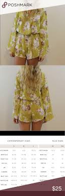 Mustard Floral Romper Umgee Fits True To Size Model Is Shown