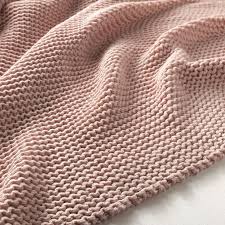 Ingabritta Pale Pink Throw 130x170 Cm Ikea Knitted Throws Pink Throw Blanket Blush Throw