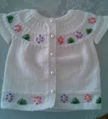 Igne Nakisi Orgu Yelek Susleme Baby Knitting Patterns Orgu Bebek Yelek