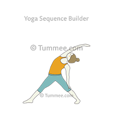 Reverse Triangle Pose Yoga Viparita Trikonasana Yoga Sequences Benefits Variations And Sanskrit Pronunciation Tummee Com Standing Yoga Poses Yoga Poses Standing Yoga