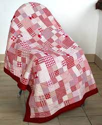 Lap Quilt Red White Sofa Throw Etsy Lap Quilt Quilts Red Pepper Quilts