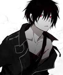 What does an anime guy with black hair look like? Anime Boy With Black Hair And Pink Eyes Google Search Black Haired Anime Boy Cute Anime Guys Anime Guys