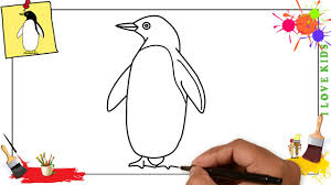 Today we're drawing a cute cartoon penguin. How To Draw A Penguin Easy Slowly Step By Step For Kids And Beginners Youtube