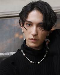 Kyo, a Japanese x Korean celebrity and model from BARK in STYLe reveals his  stunning Oppa look by wearing a pair of Double G earrings with black  crystals from Gucci with a