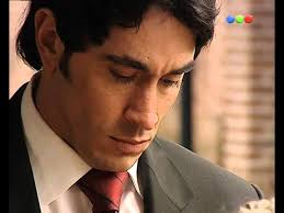 Alejandro falls down the stairs.