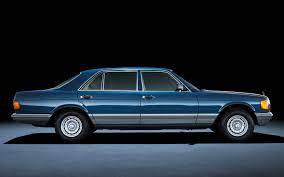 Blue cloth with wood panels exterior: 1980 Mercedes Benz 500 Sel Wallpapers And Hd Images Car Pixel