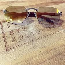 Shop the new mirrored sunglasses collection, handpicked and curated by expert stylists on poshmark. Cartier Wood Rimless C Decor Vintage Sunglasses W Custom Light Gold Mirror Lenses