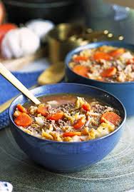 Easy instant pot soup recipe, paleo cabbage soup, quick instant pot dinner, whole30 is it possible to sub out the hamburger for stew meat or steak? Instant Pot Beef And Cabbage Soup Yay For Food