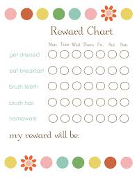 printable reward charts for kids activity shelter